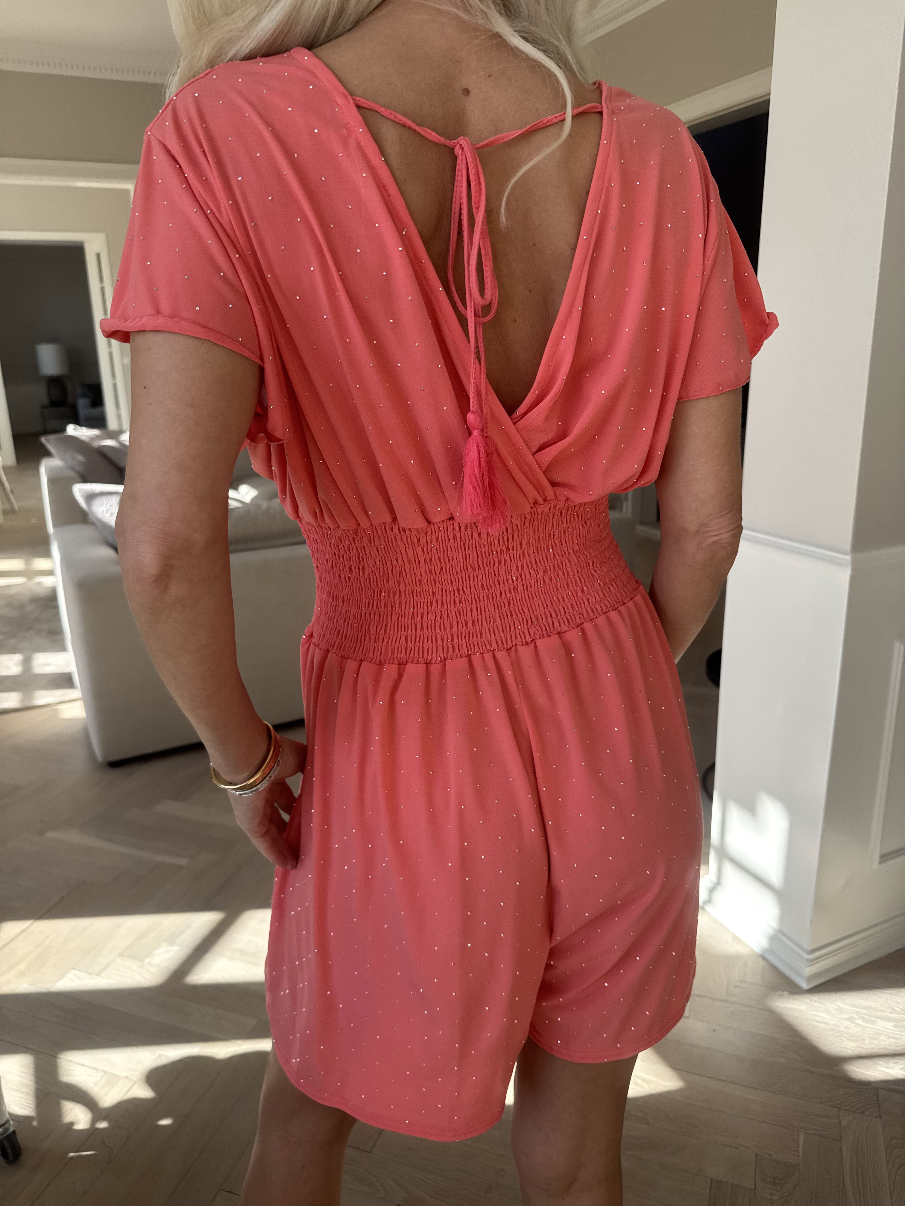 Pams Crystal Playsuit - Elastisk buksedragt med similisten